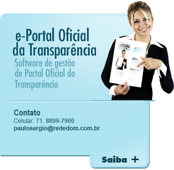Consultoria de cria��o e gest�o de portal da transpar�ncia
